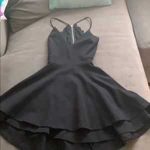 Black dress. Worn once to a wedding